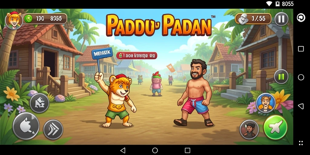 Gameplay seru dan penuh warna di 8055 Match-3.