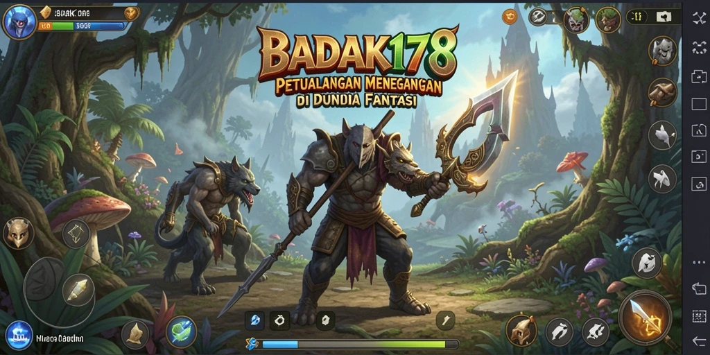 Tampilan gameplay petualangan BADAK178 yang mendebarkan.
