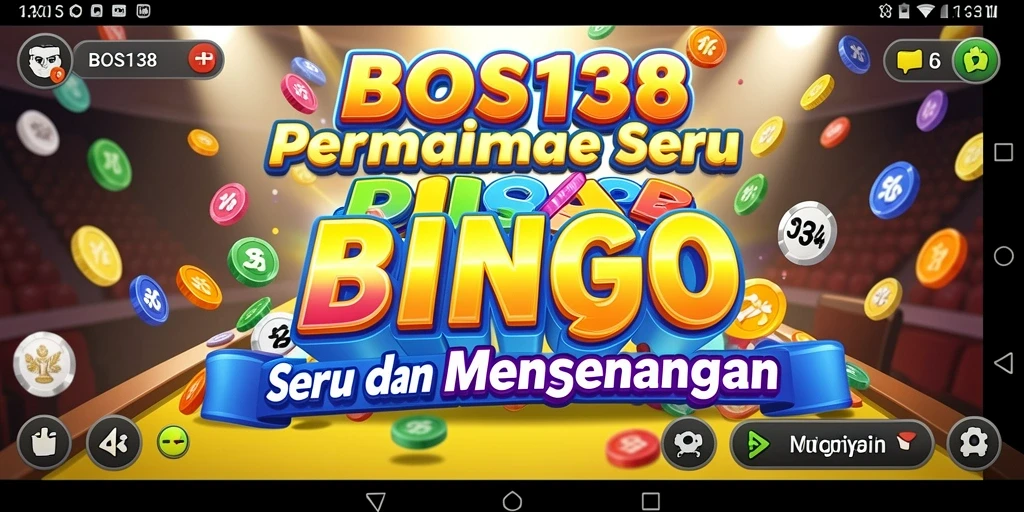 Tampilan permainan Bingo yang seru di BOS138.