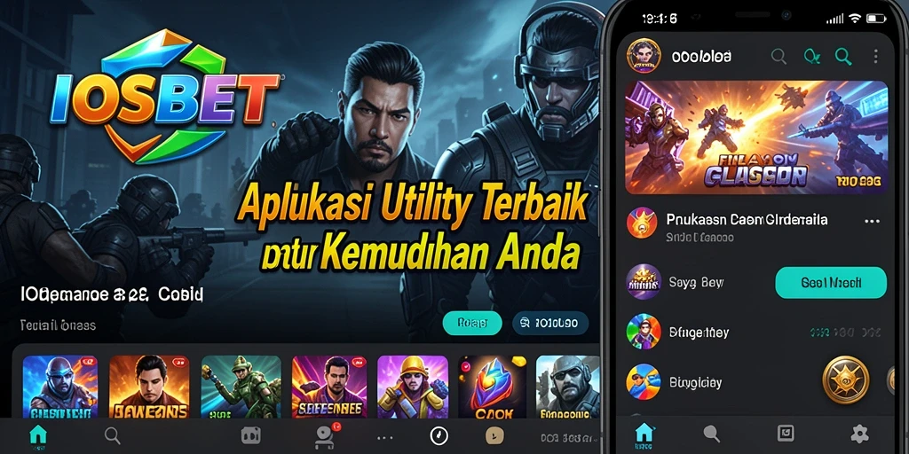 Tampilan antarmuka pengguna dari aplikasi IOSBET yang intuitif.