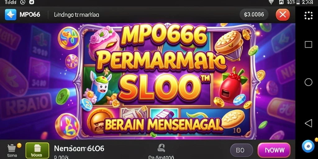 Tampilan game Slot MPO666 yang mengasyikkan dan menarik.