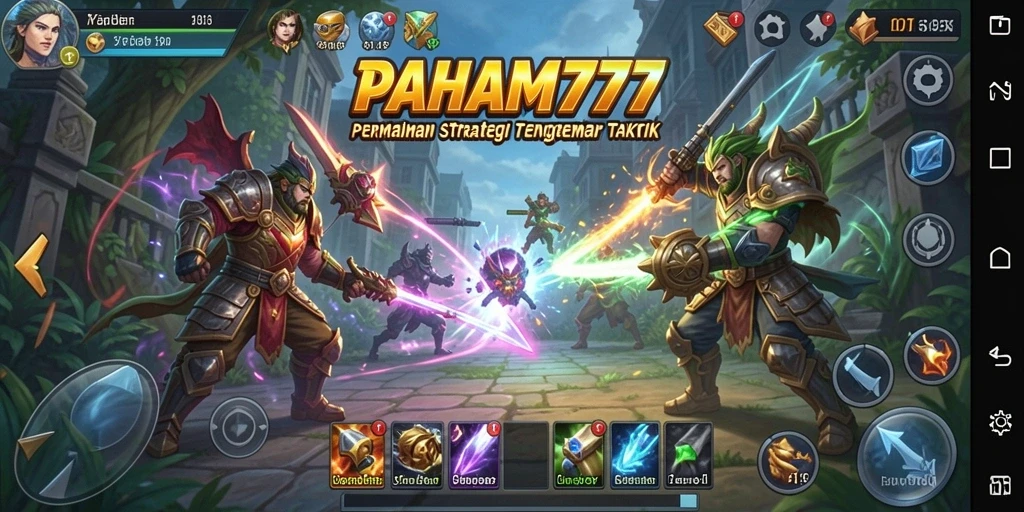 Tampilan gameplay menarik dengan strategi yang mendalam.