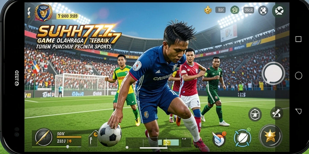 Screenshot utama gameplay SUHU777 menampilkan aksi olahraga yang mendebarkan.